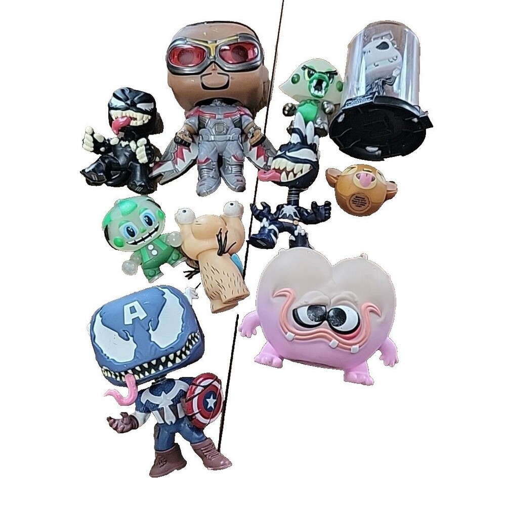 Mixed Lot Funko Pop Lot Loose Marvel Spiderman etc...‎ toy box clean out